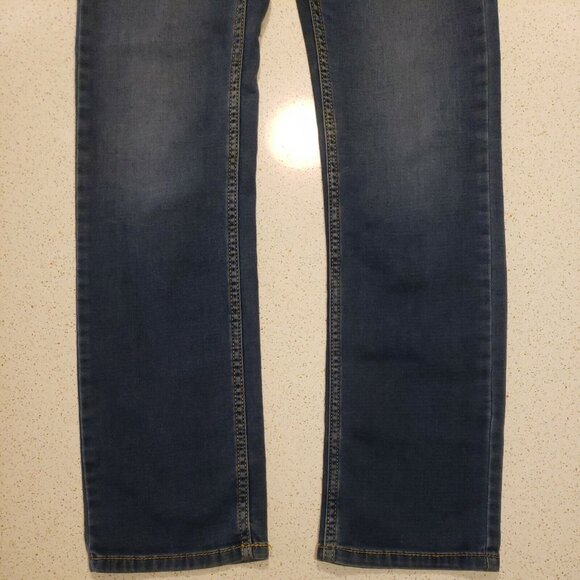 Levis 511 Jeans Boys 16 28x28 Blue Denim Straight Leg Regular Fit Zip Fly Pants - Picture 8 of 13